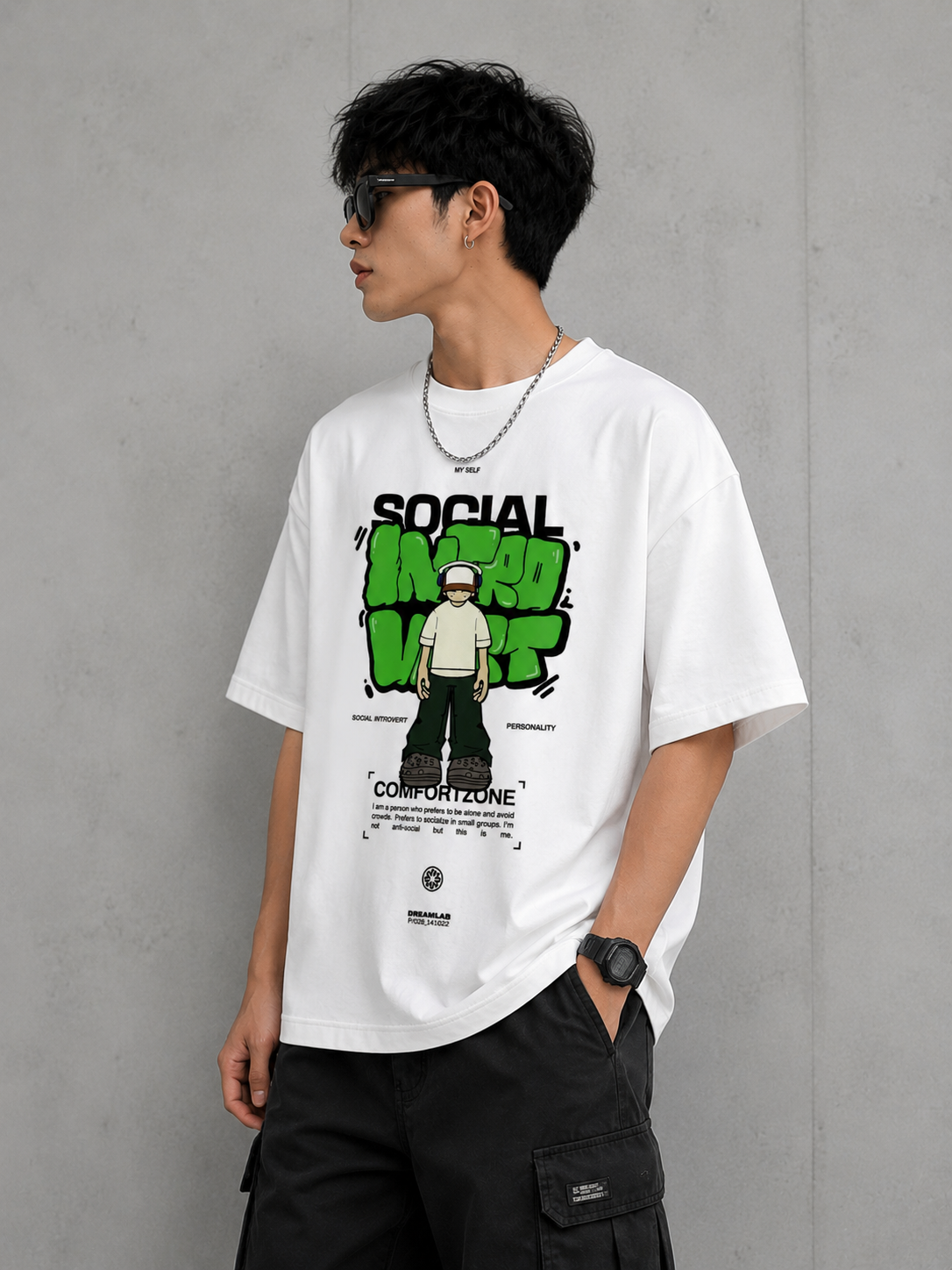 Social Introvert Oversized T-Shirt
