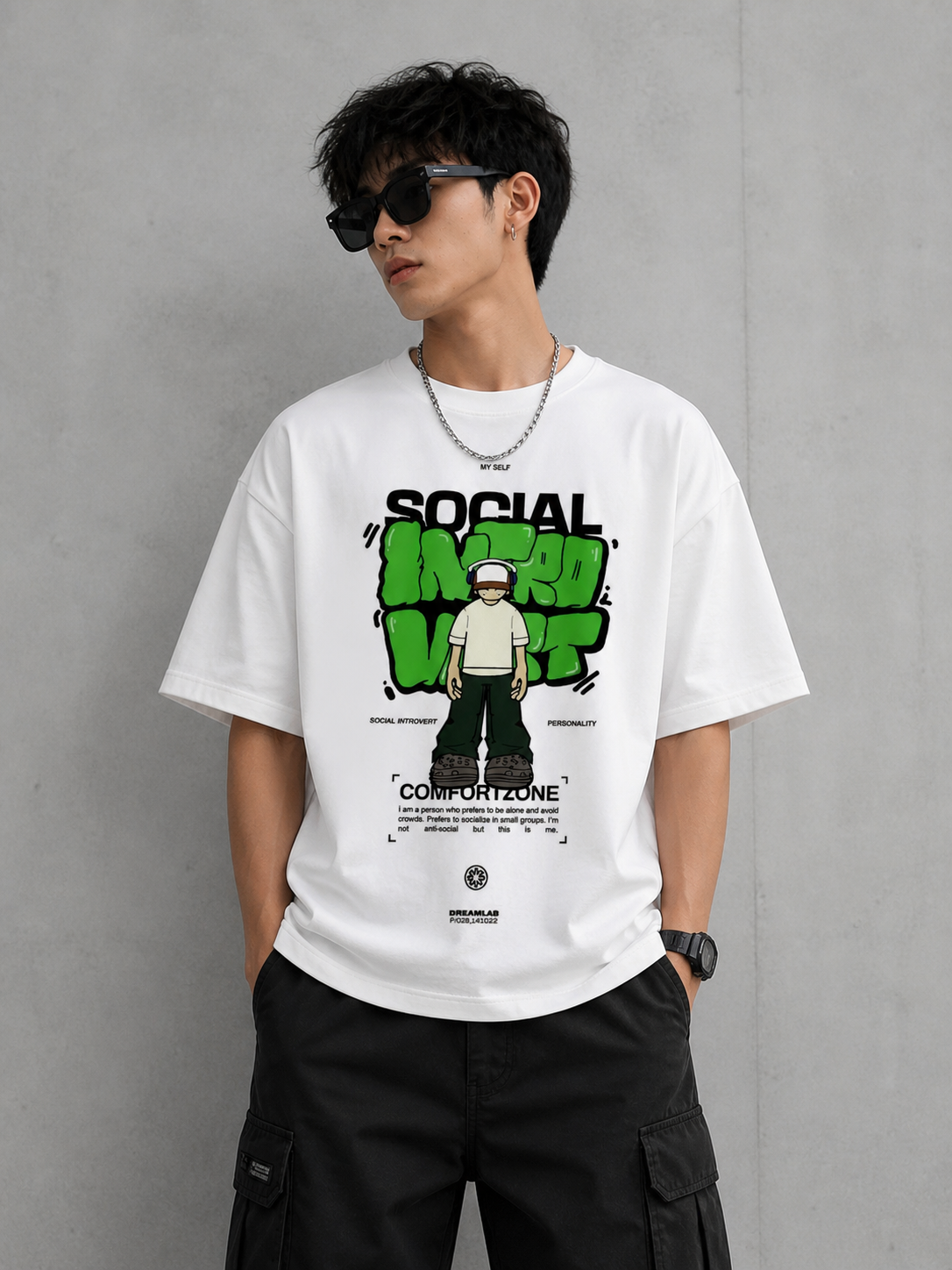 Social Introvert Oversized T-Shirt
